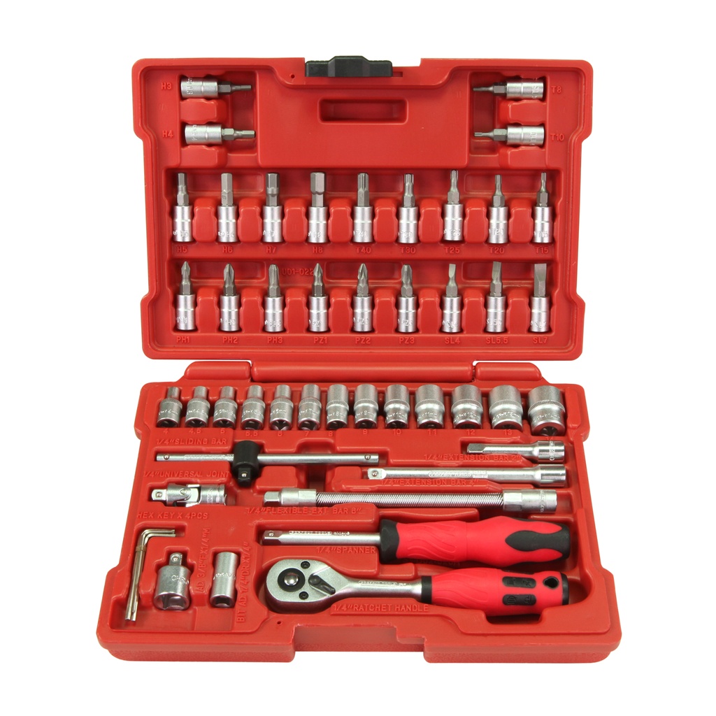 1/4"DR. 48Pcs 套筒組