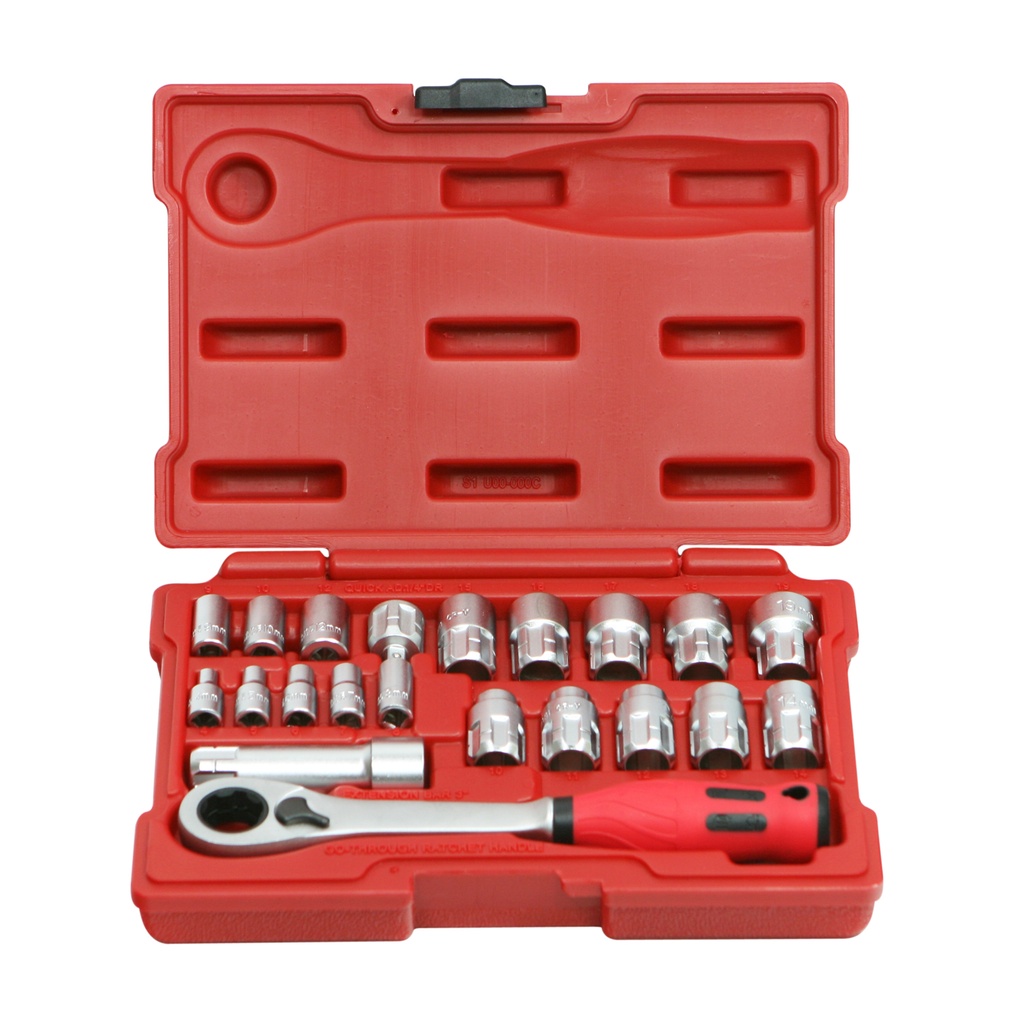 3/8"DR. 21Pcs 套筒組