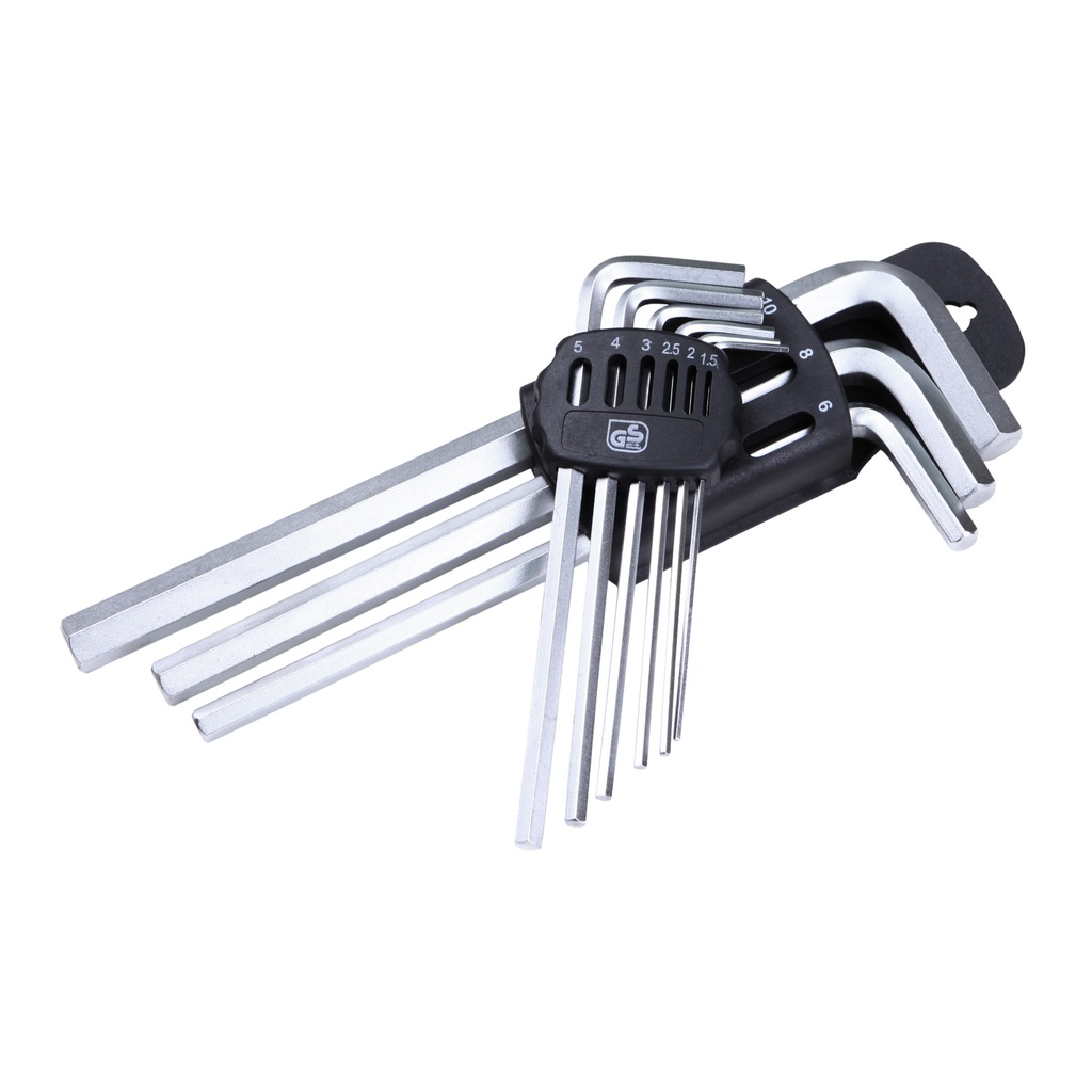 9Pcs Long Hex L Wrench Set