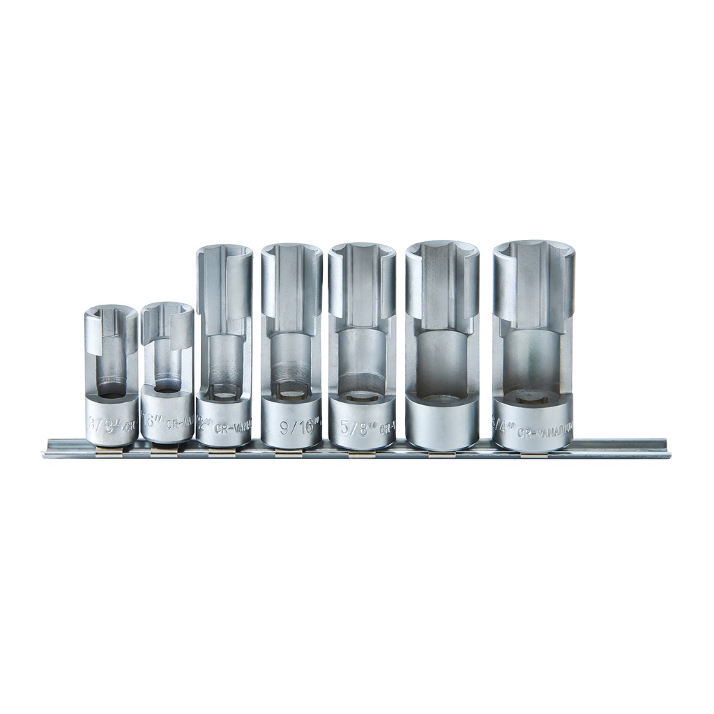 7Pcs Sae Flare Nut Socket Set