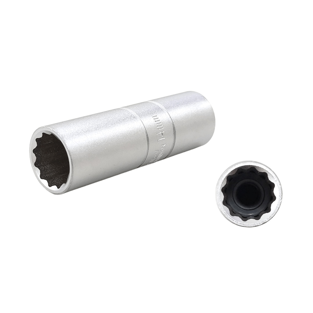 1/2" Dr. Spark Plug Socket All Stain Finish with 2 Line 12PT