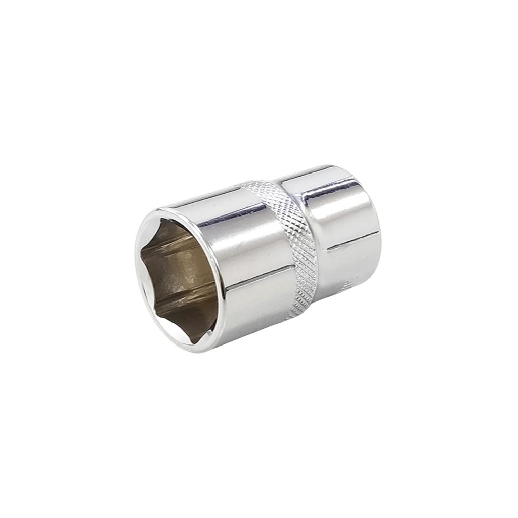 1/2"DR. Sockets with Knurled 6PT (Mirror Finish)