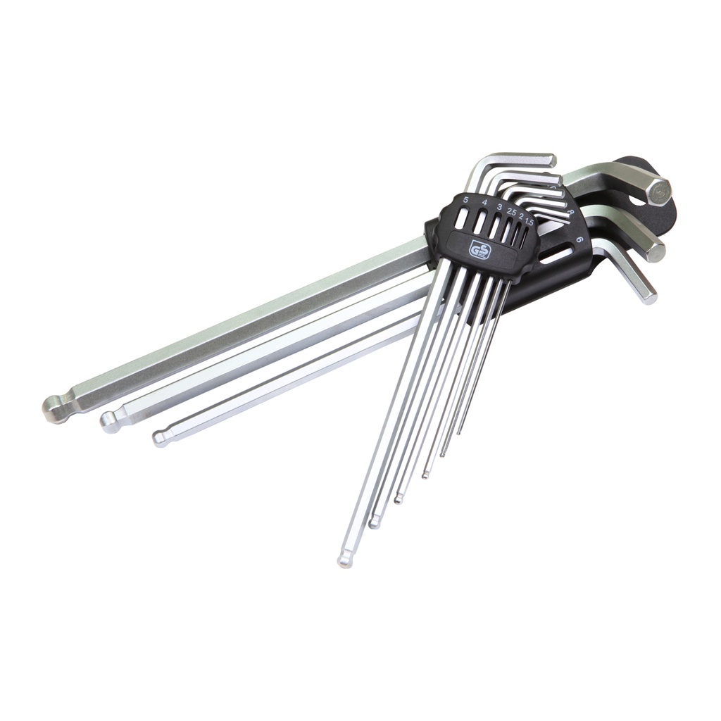 9Pcs Ball Point Extra Long Hex L Wrench Set