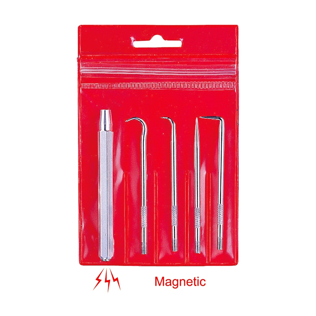 5Pcs 綜合型鉤針與吸盤磁性撿拾器工具組