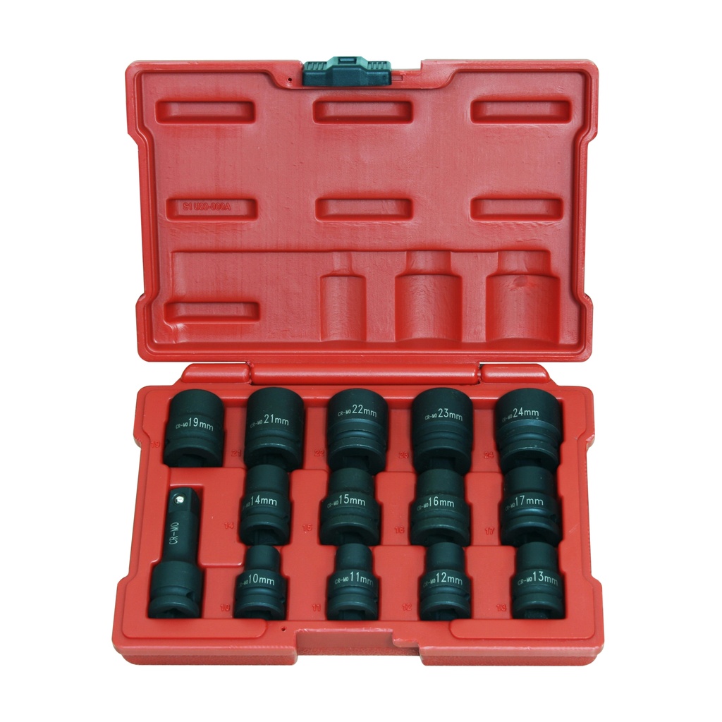 1/2"DR. 14Pcs Impact Socket Set