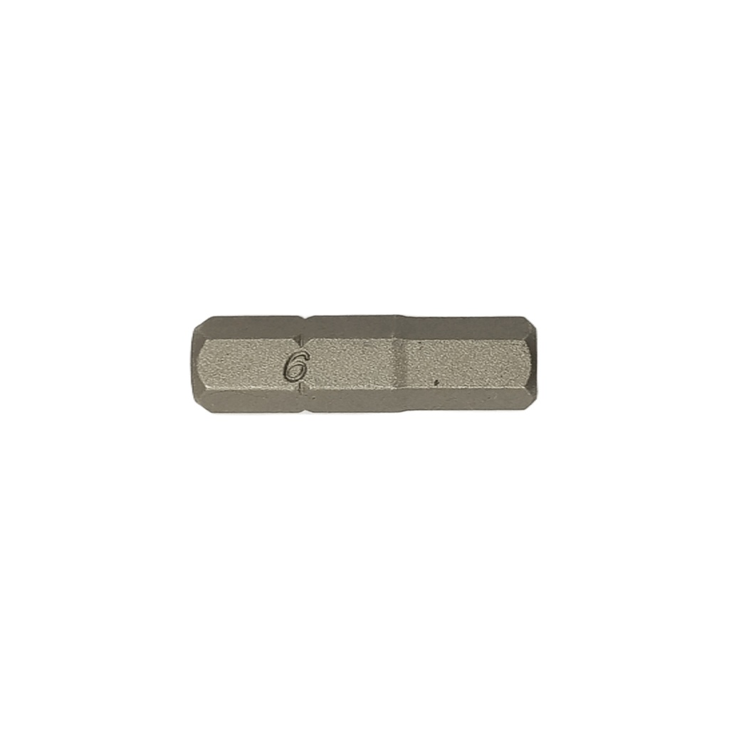 1/4" (6mm) Bit Hex 25MML