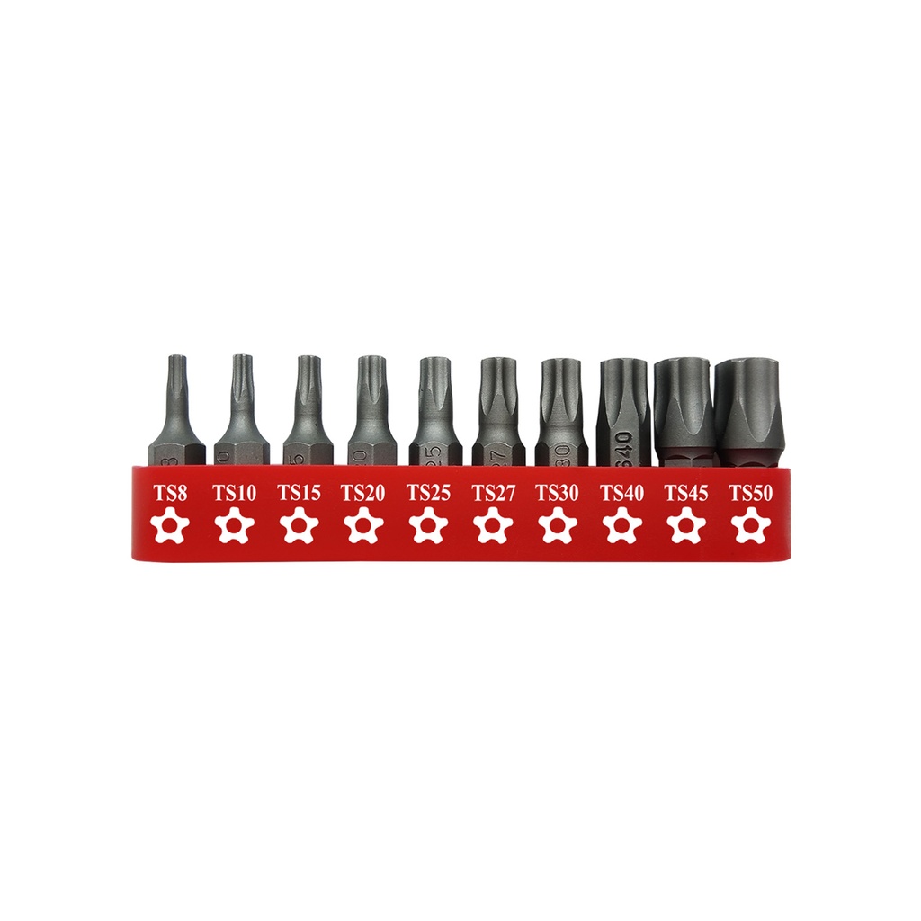 10Pcs 5PT. Star Bit Set (Tamperproof)